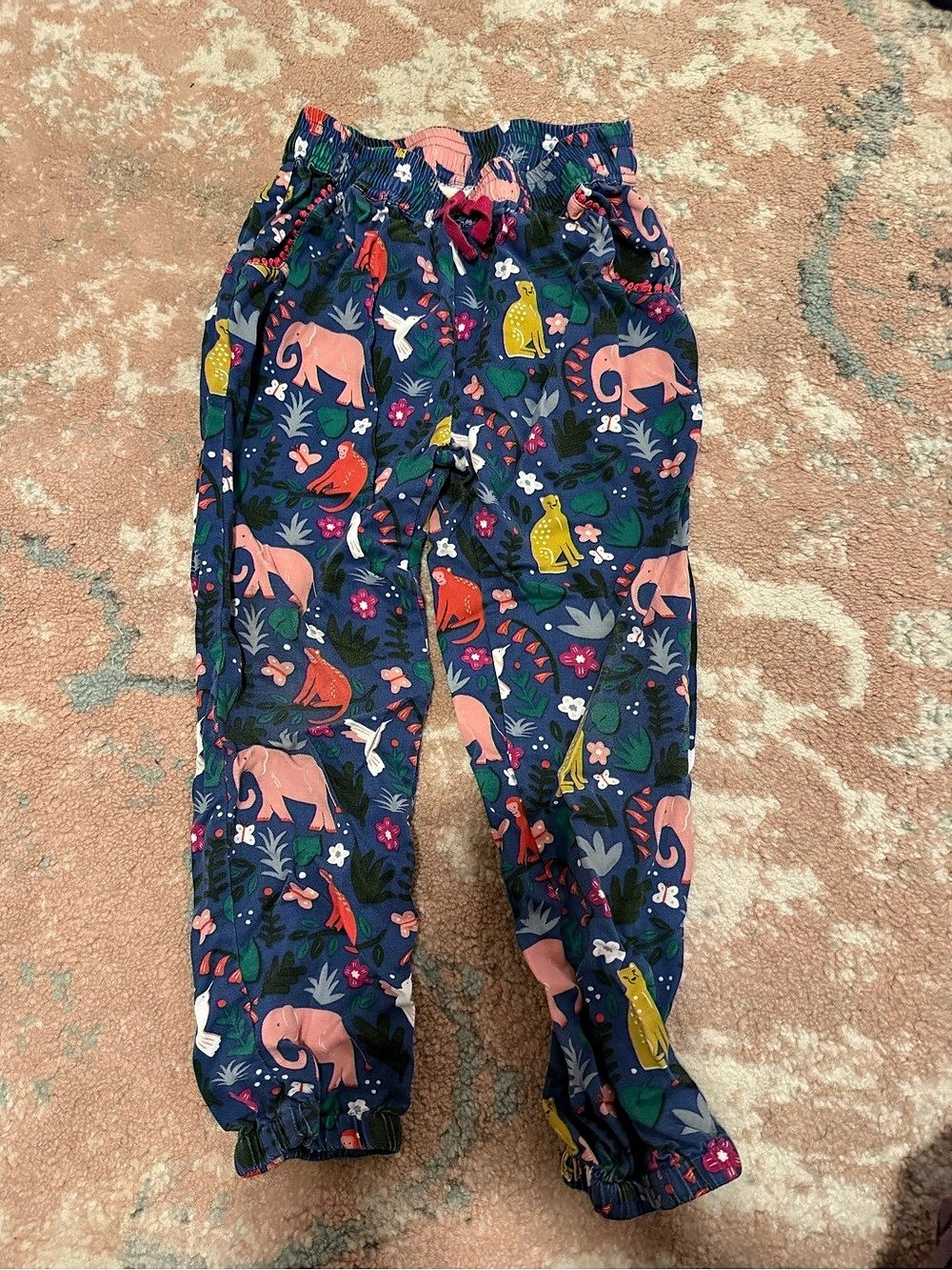 Boden Girls Animal Print Pants Size 6Y